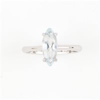 Anillo Zorzan Gioielli Mujer in Oro blanco Acquamarina 1.23 Ct ANPZ2542 - ANPZ2542